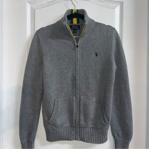 Polo by Ralph Lauren Kid’sZip-Up Gray Sweater
